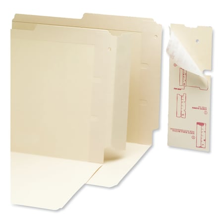 Smead End Tab Converters, Self Adhesive, Pk500 68080